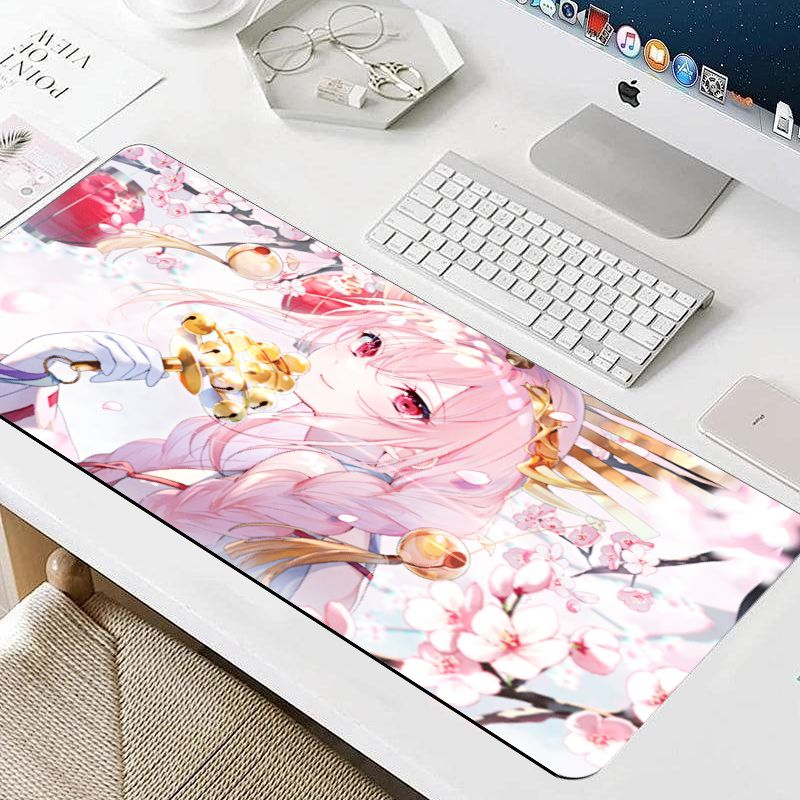 Desk Setup Background - VIKAMA Aesthetic Anime Mouse Pad Japanese