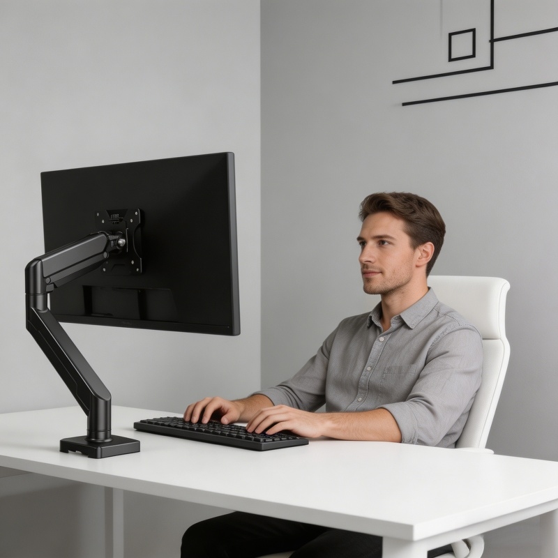 Monitor Arm Clamp - Home Household Single Monitor Mount for