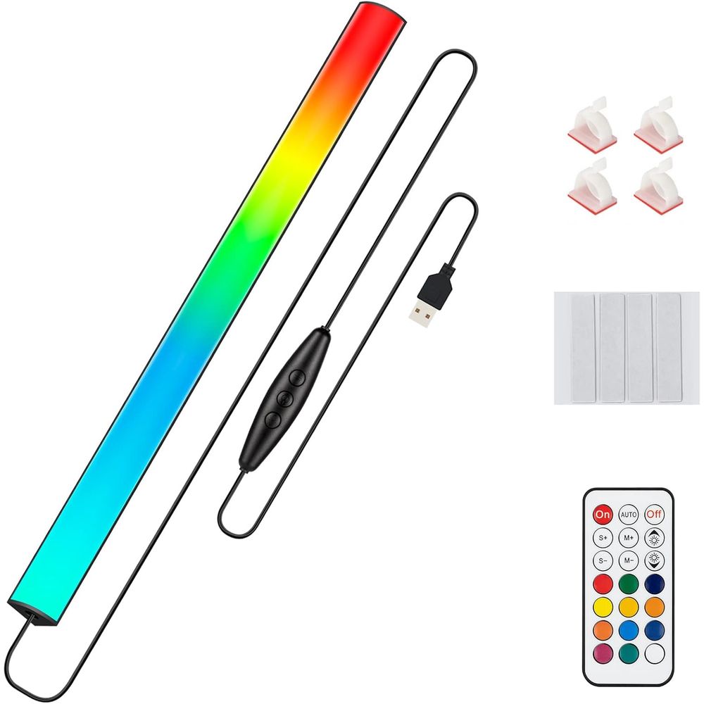 Desk Setup Options - 12 5V USB-Powered RGB Light Bar