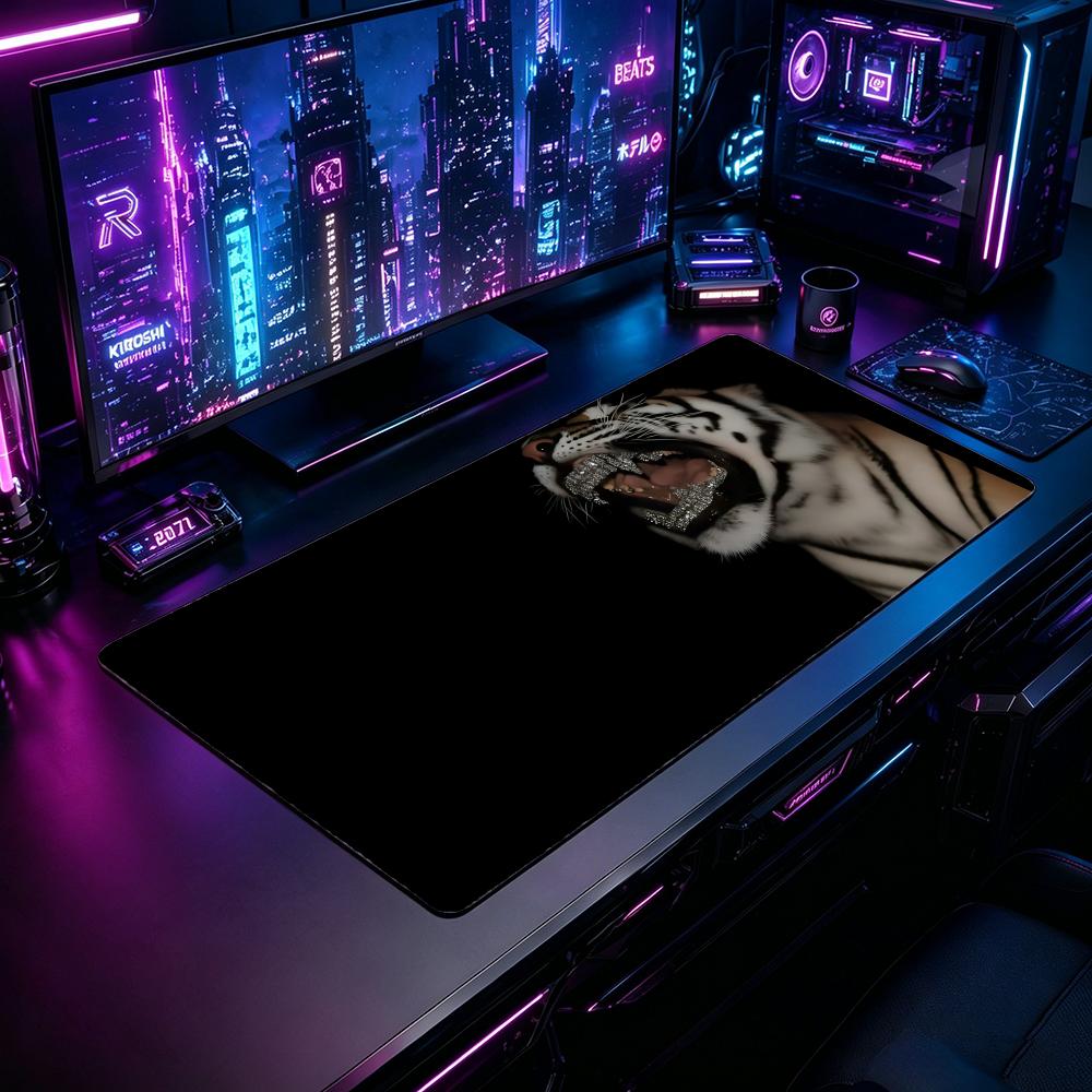 Desk Setup Natural - Nature TTigerer Gaming Mouse Pad Mouse