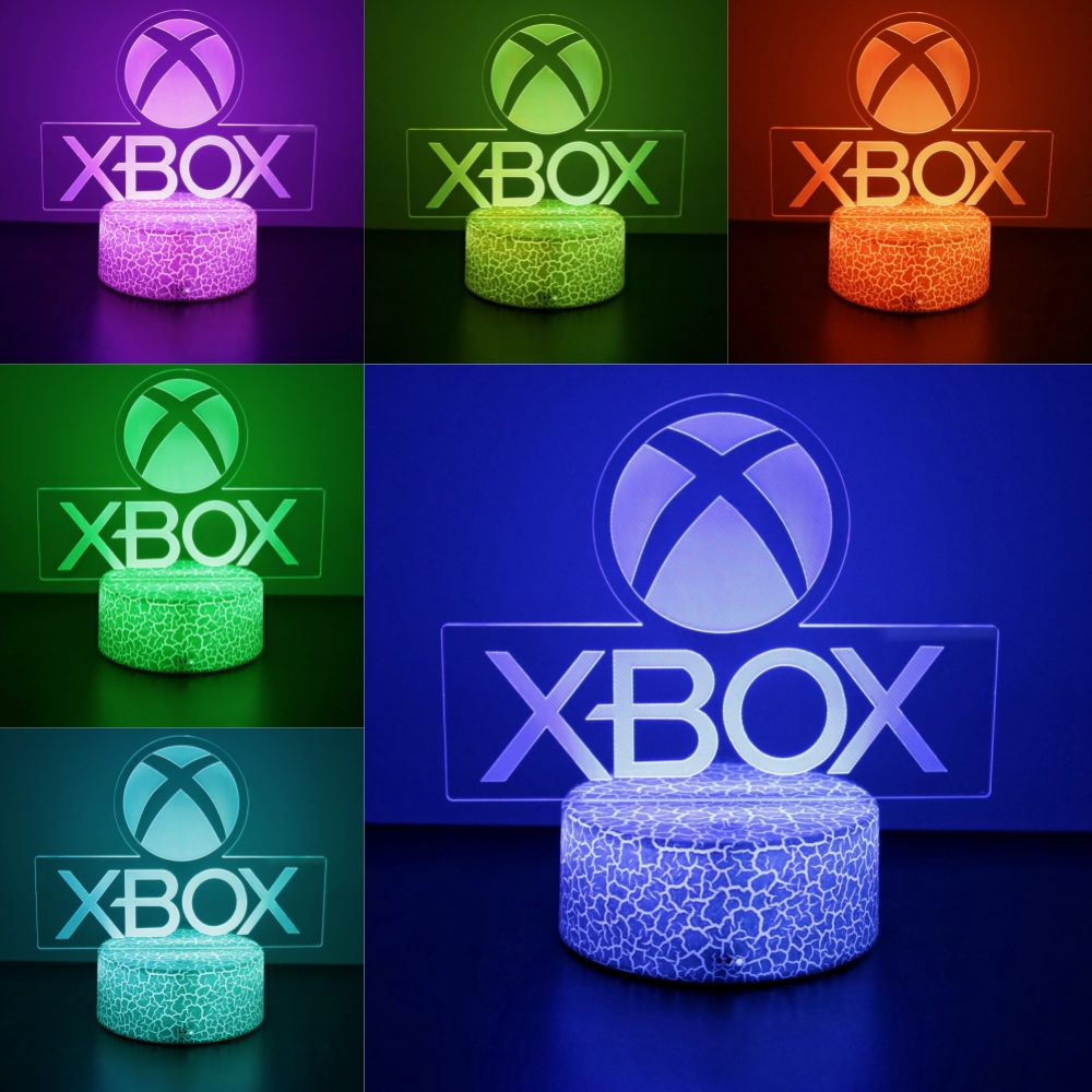 Desk Setup Kids - Gaming Lamp 3D Night Light For