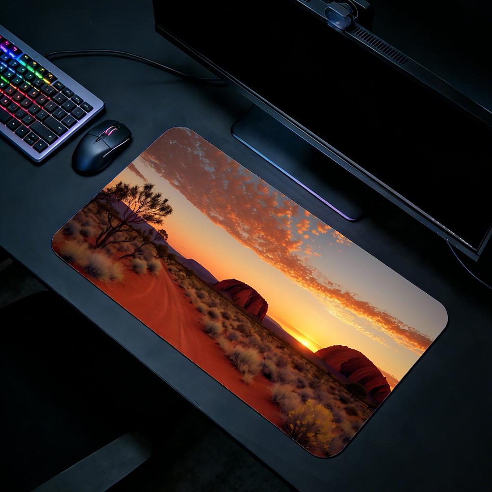 Gaming Mouse Pad Australia Nat - Desk Setup Natural ulasan dan harga