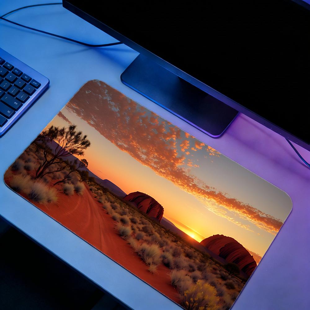 Gaming Mouse Pad Australia Nat - Desk Setup Natural ulasan dan harga