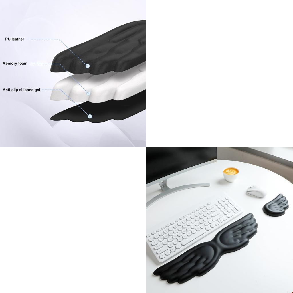 462E Soft Silicone Angel Wing  - Desk Setup For Office ulasan dan harga