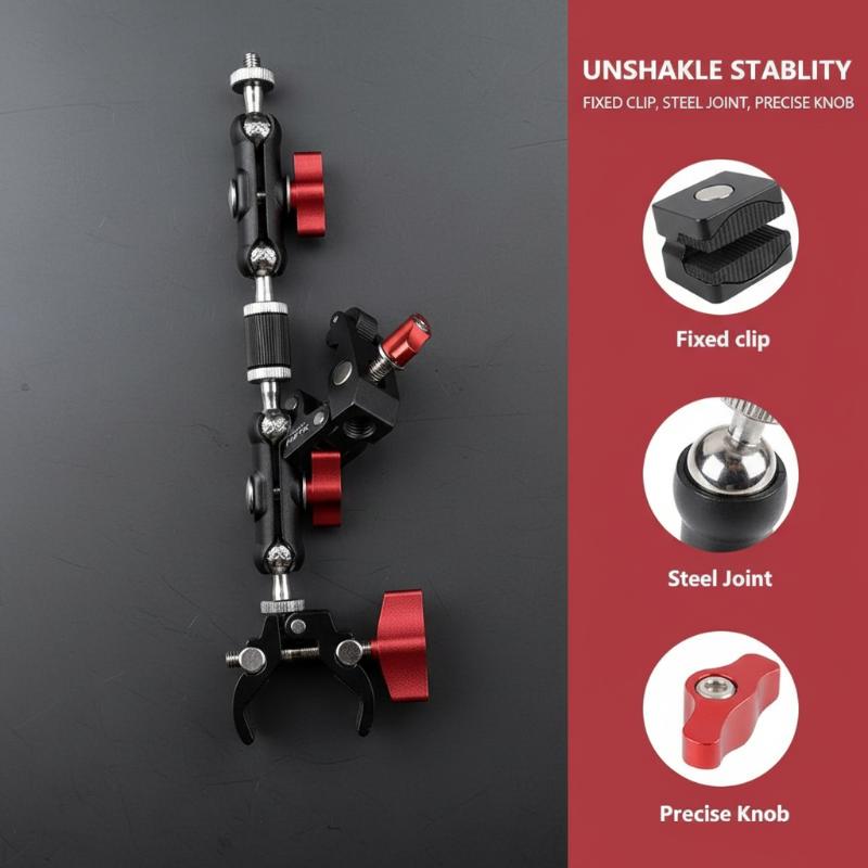 Camera Super Clamp 1 Set Metal - Monitor Arm Clamp ulasan dan harga