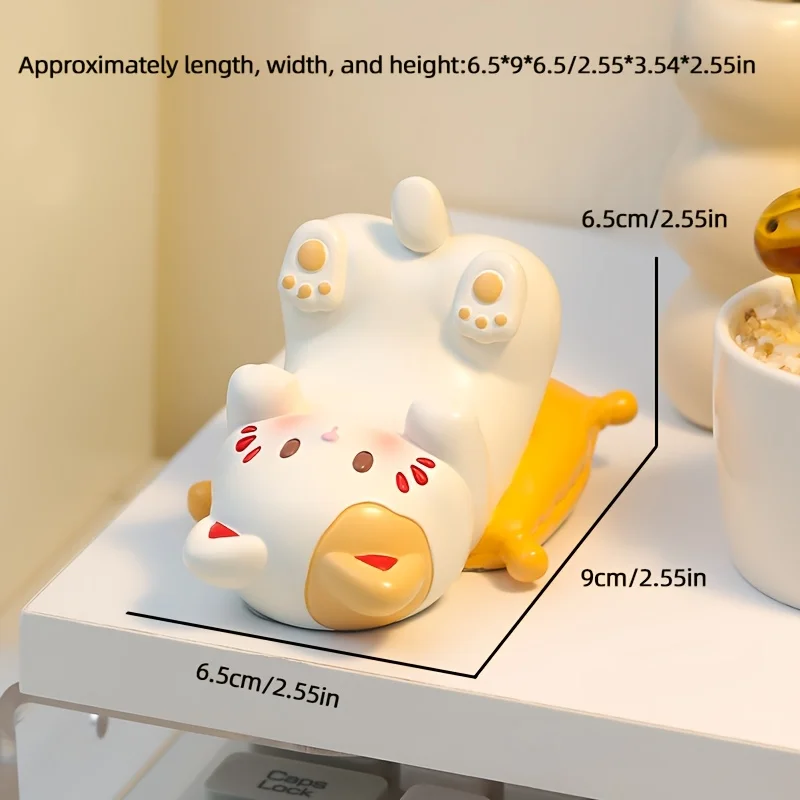 Cute Cartoon Cat Desktop Ornam - Desk Setup Cute ulasan dan harga
