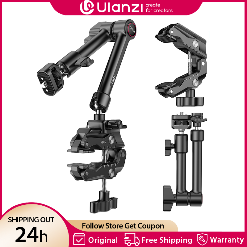 Ulanzi 10 inch Magic Arm Kit H - Monitor Arm Clamp ulasan dan harga