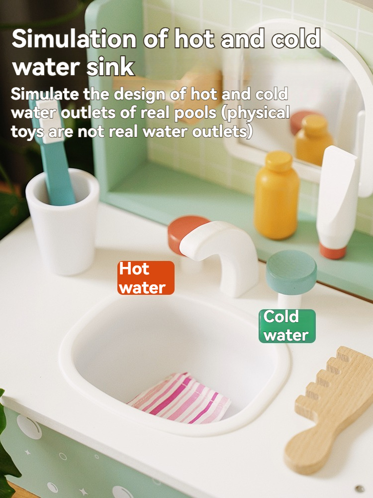 Children Wooden Dressing Table - Desk Setup Kids ulasan dan harga