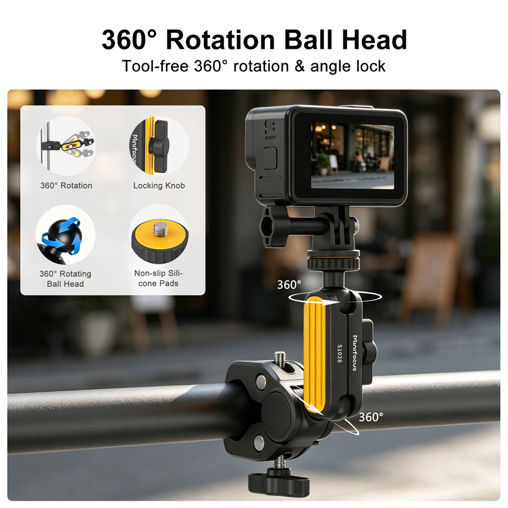 Super Clamp with 360° Dual Bal - Monitor Arm Clamp ulasan dan harga