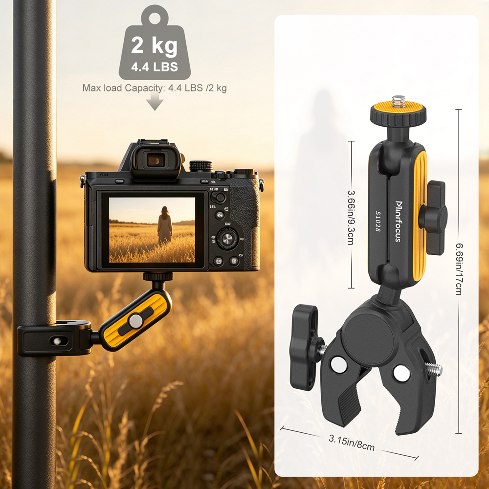 Super Clamp with 360° Dual Bal - Monitor Arm Clamp ulasan dan harga