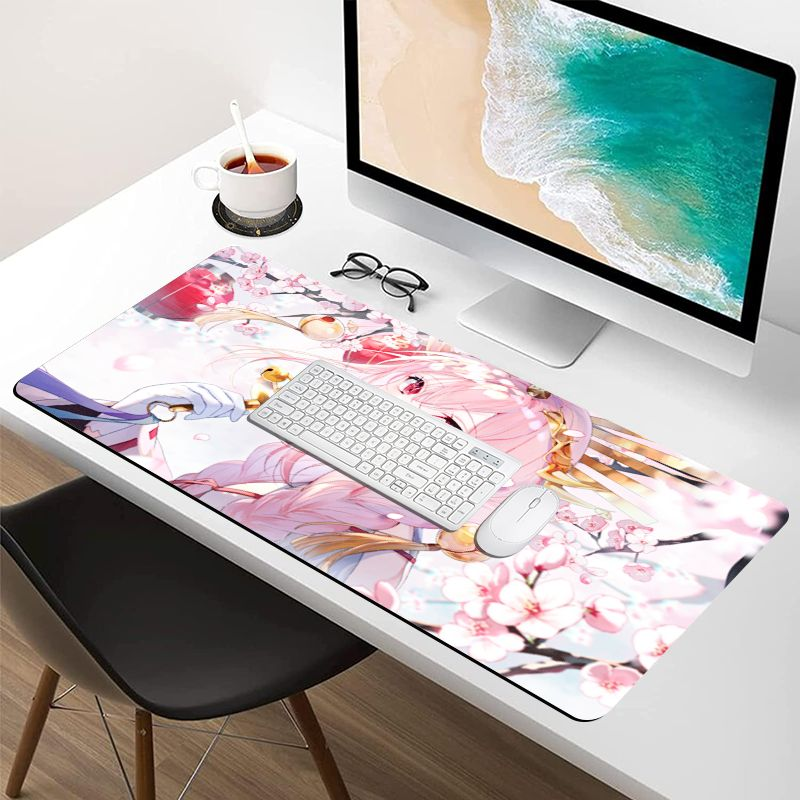 VIKAMA Aesthetic Anime Mouse P - Desk Setup Background ulasan dan harga