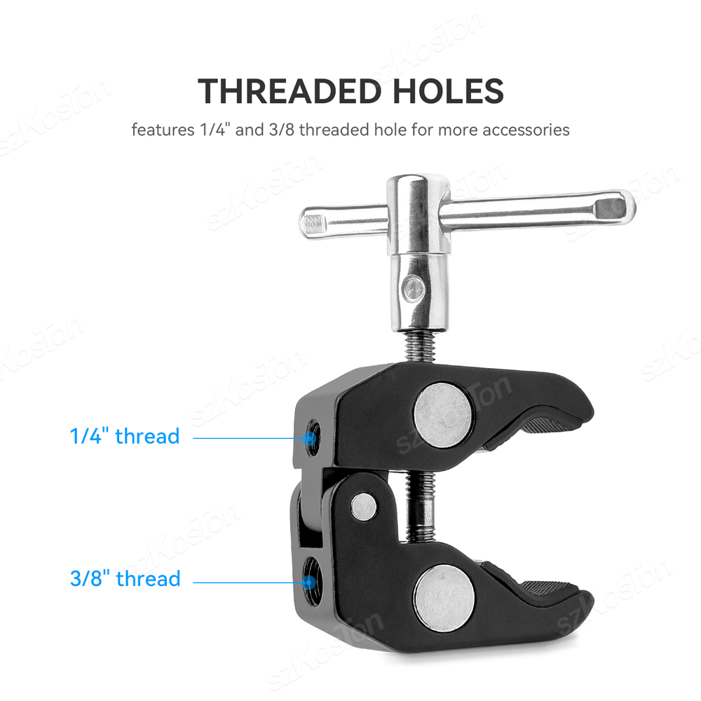Camera Metal Super Clamp 360°  - Monitor Arm Clamp ulasan dan harga