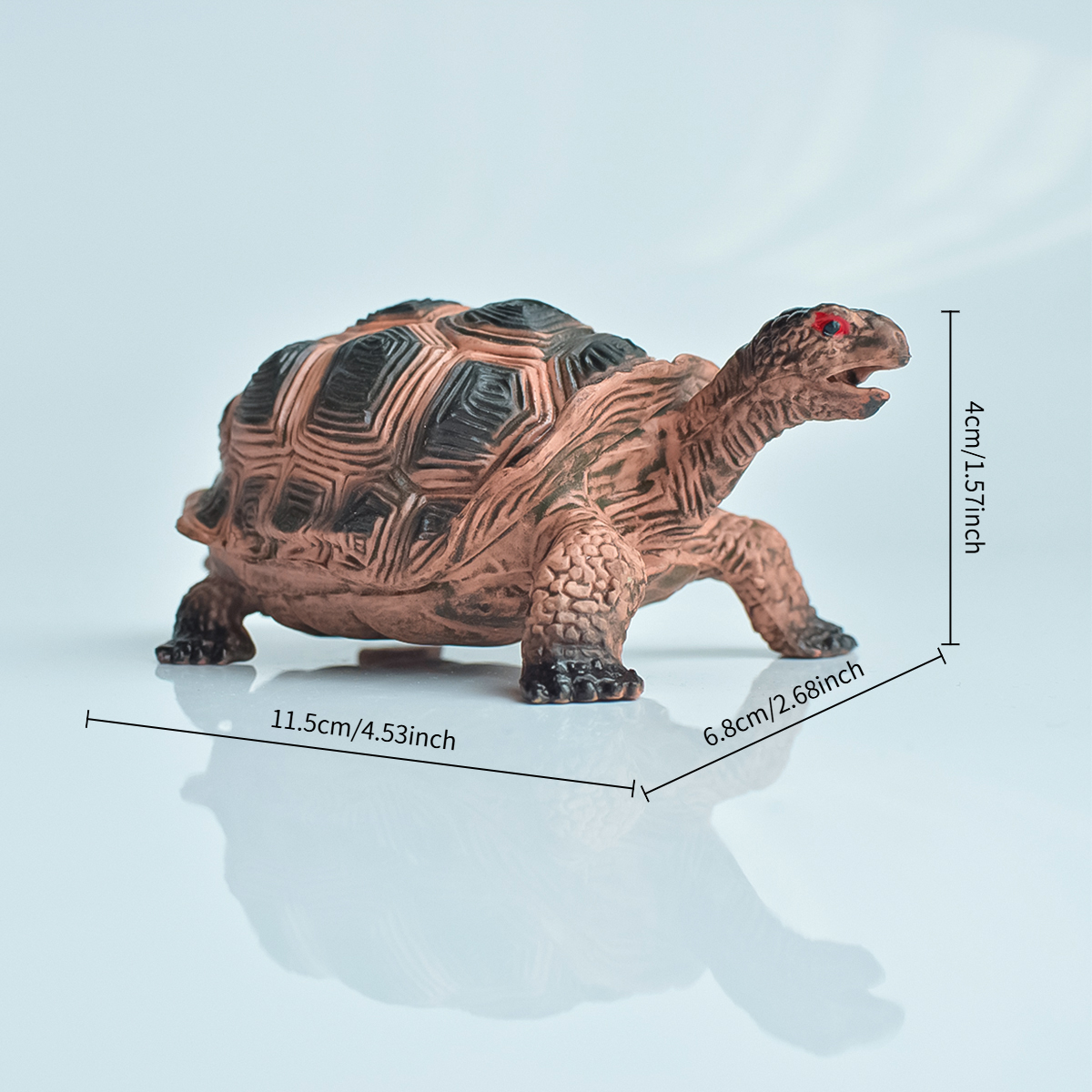 Painted Realistic Animal Turtl - Desk Setup Plant ulasan dan harga