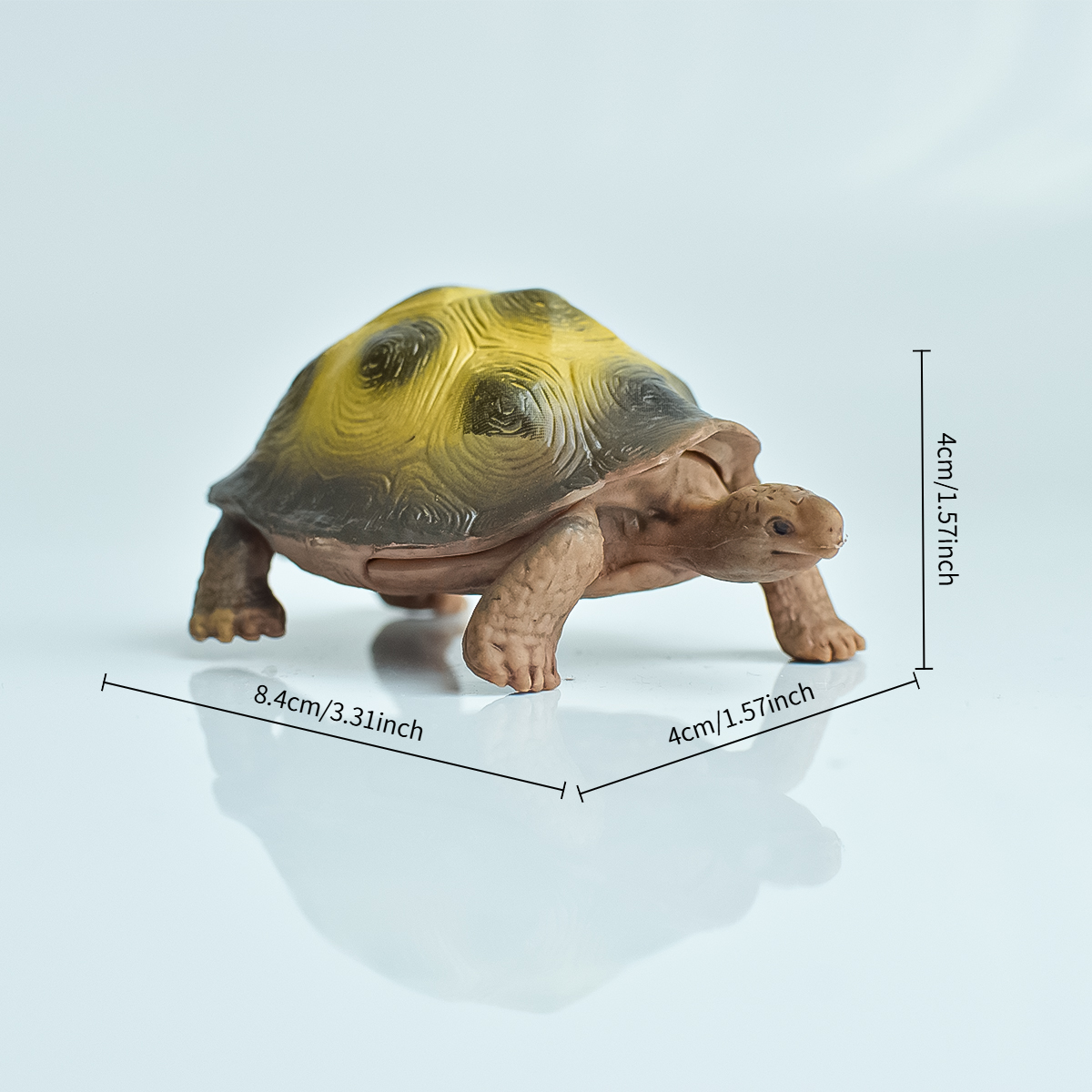 Painted Realistic Animal Turtl - Desk Setup Plant ulasan dan harga
