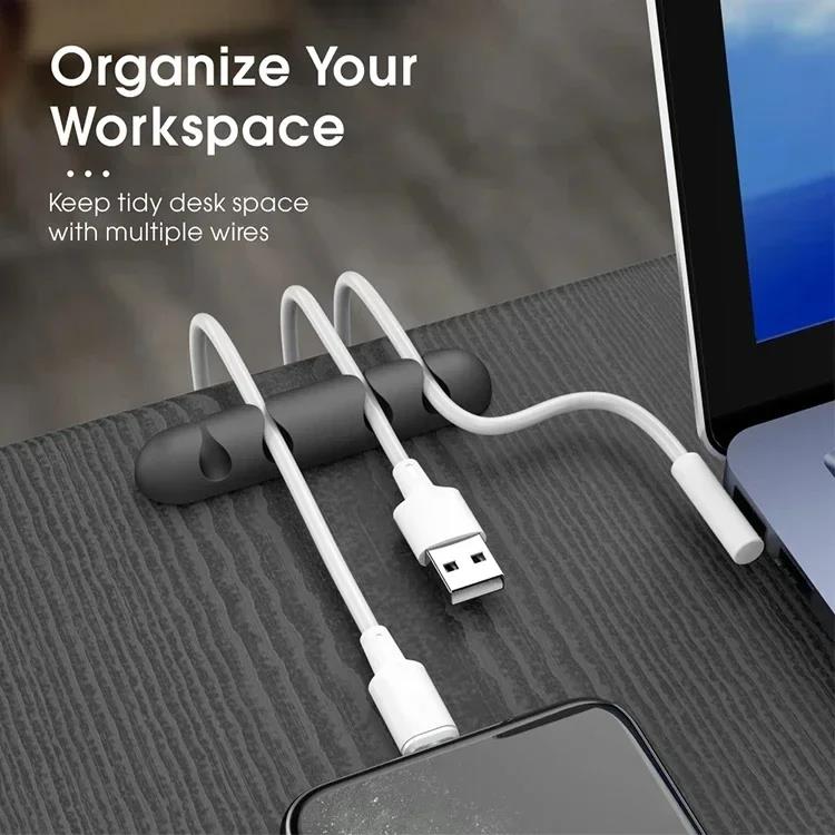 Mouse Wire Organizer Holds Mou - Desk Setup For Office ulasan dan harga
