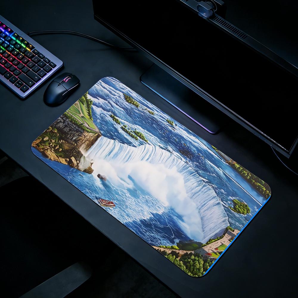 Nature NNiagara Fallsed Gaming - Desk Setup Natural ulasan dan harga