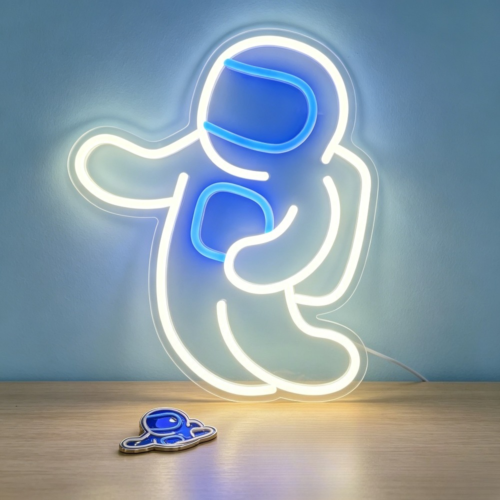Astronaut Dancing Neon Sign LE - Desk Setup Kids ulasan dan harga