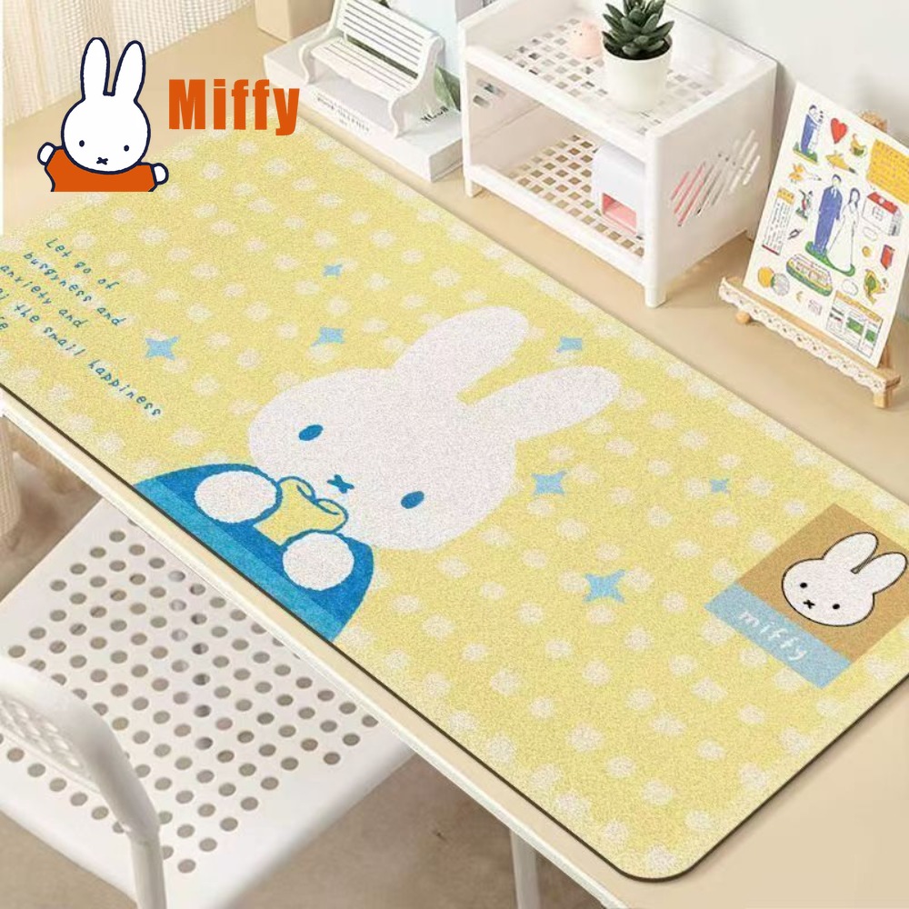 Kawaii Miffy Extra Large Desk  - Desk Setup Cute ulasan dan harga