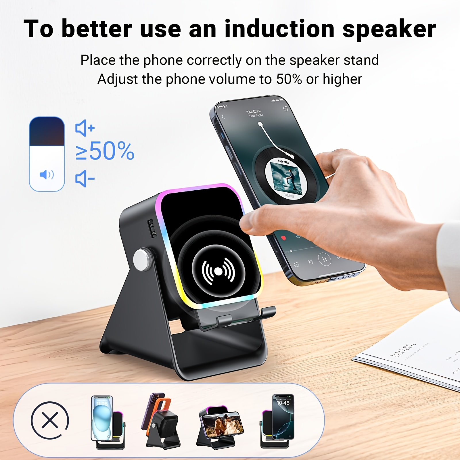 Smart RGB Colorful Light Bluet - Speaker Desk Setup ulasan dan harga