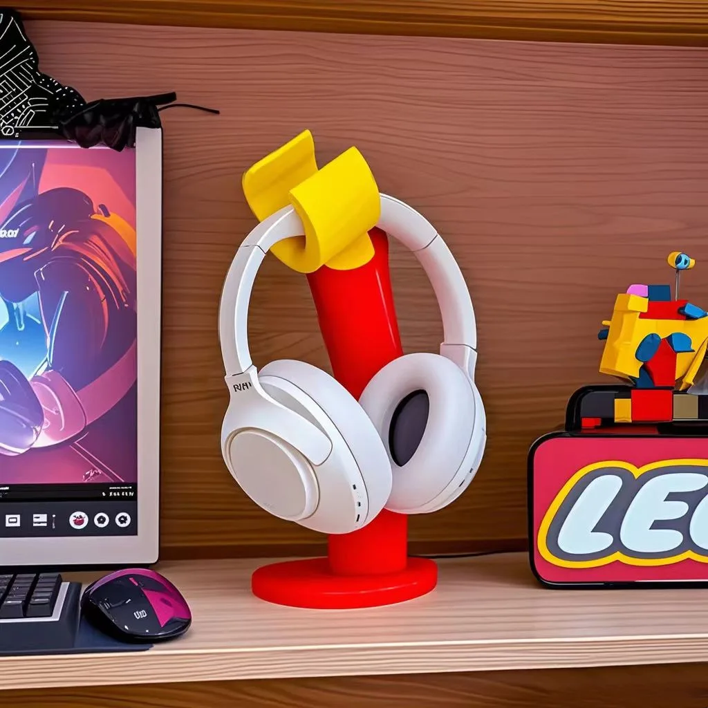 Creative Cute Headset Stand fo - Desk Setup Kids ulasan dan harga