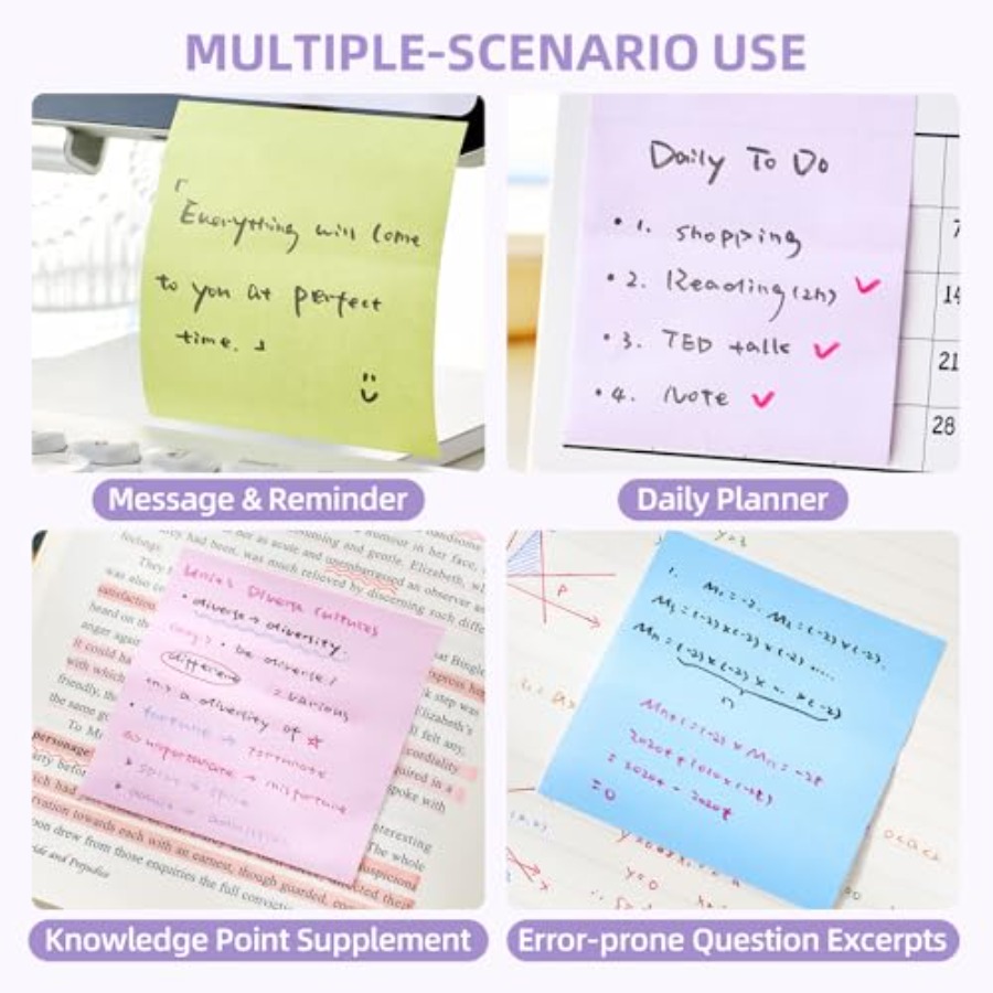 Pop-Up Sticky Notes Set for Or - Desk Setup In Office ulasan dan harga