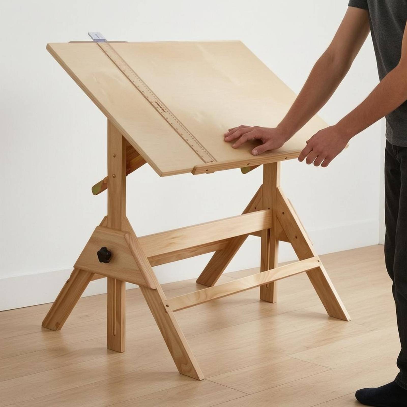 Art Furniture Drafting Desk Ad - Desk Setup Drawing ulasan dan harga