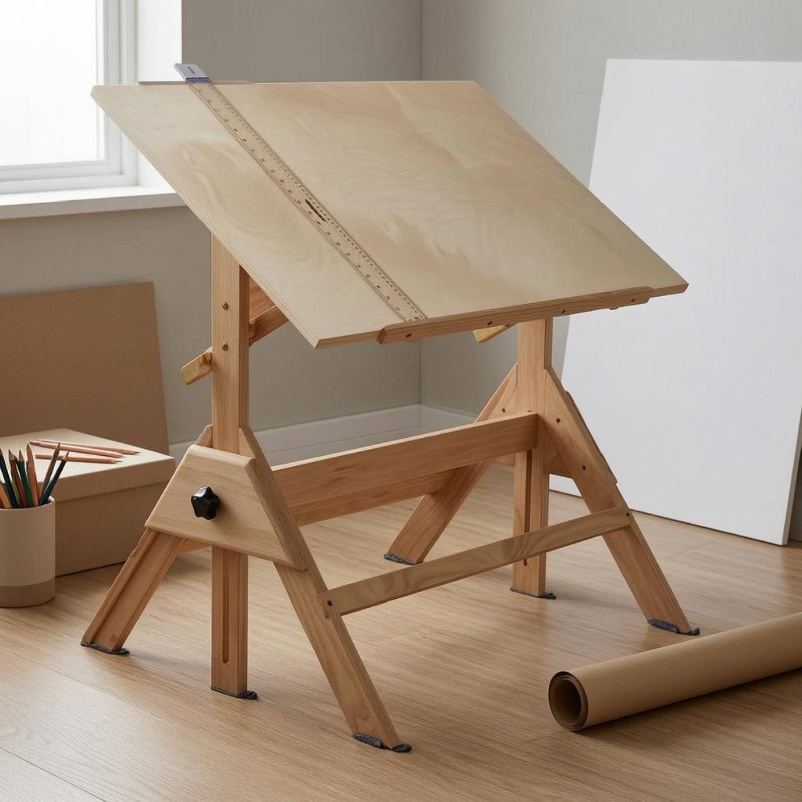 Art Furniture Drafting Desk Ad - Desk Setup Drawing ulasan dan harga