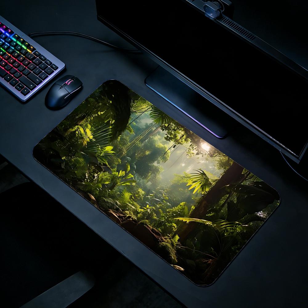 Nature TTropical rainforesting - Desk Setup Natural ulasan dan harga