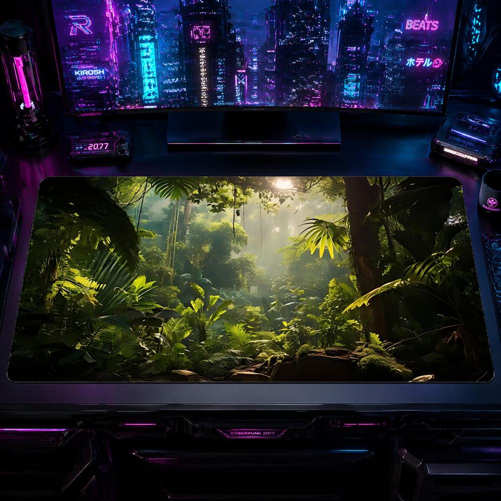Nature TTropical rainforesting - Desk Setup Natural ulasan dan harga