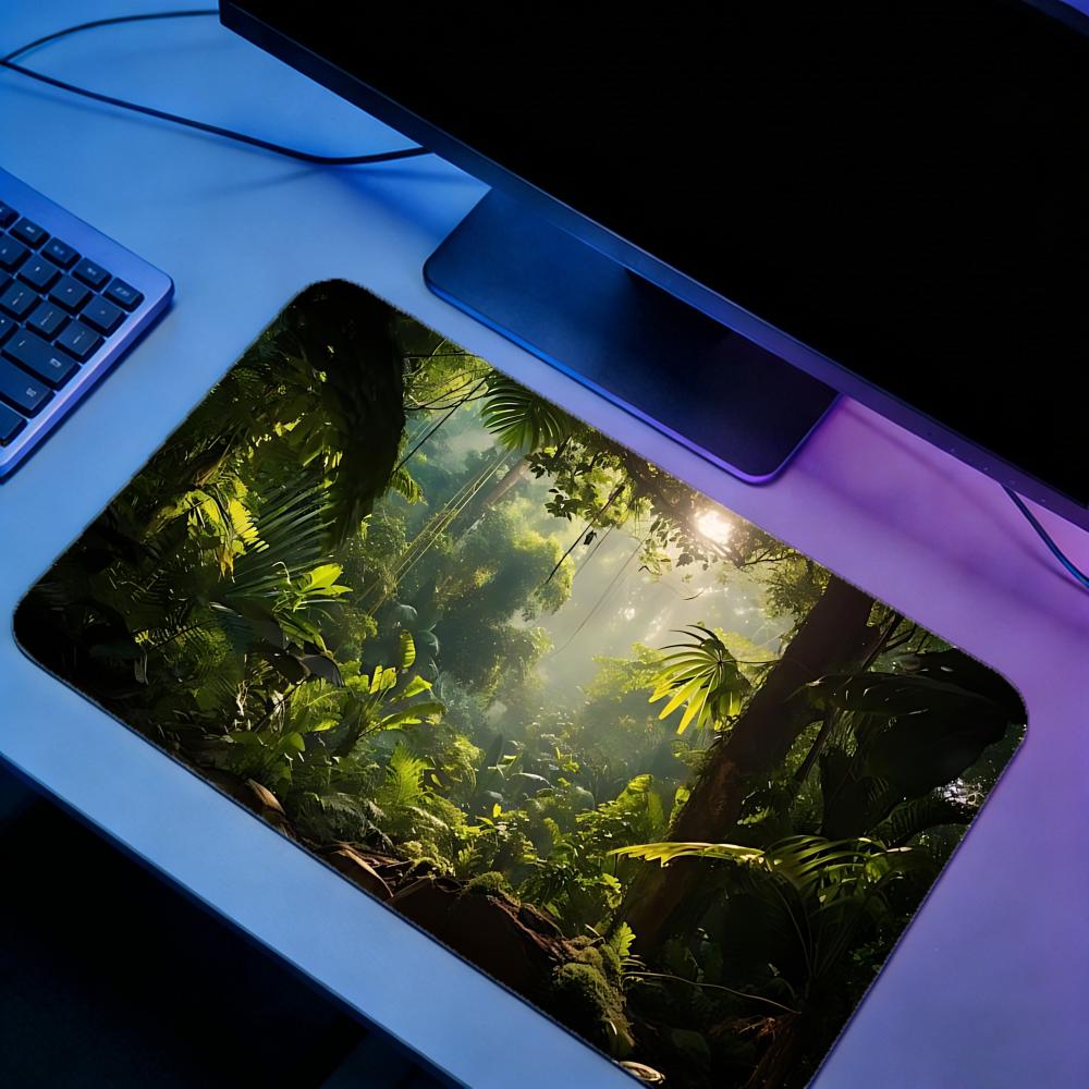 Nature TTropical rainforesting - Desk Setup Natural ulasan dan harga