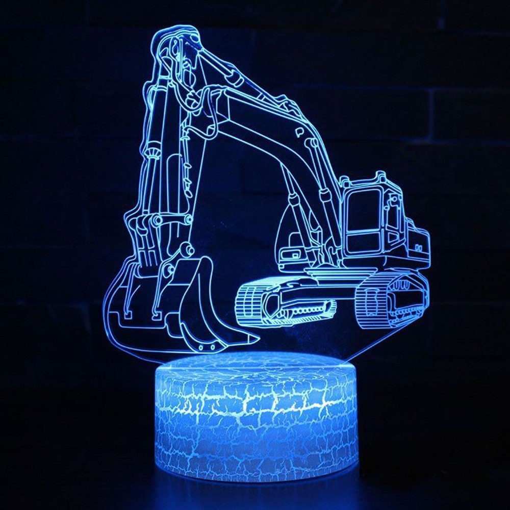 Construction Theme Excavator D - Desk Setup Kids ulasan dan harga