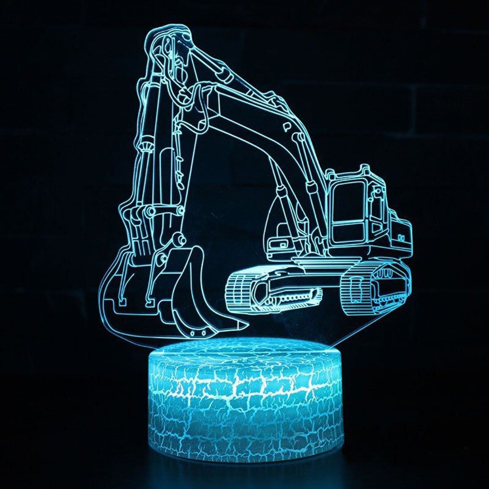 Construction Theme Excavator D - Desk Setup Kids ulasan dan harga