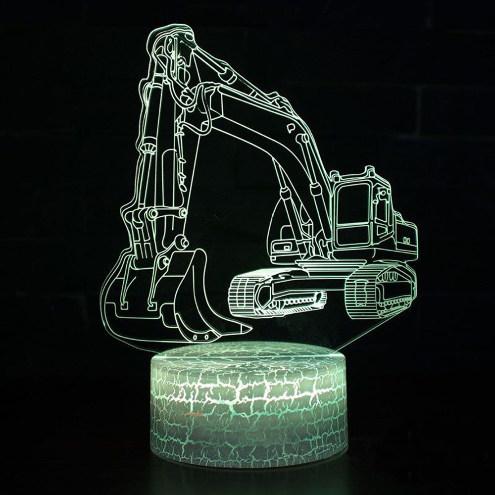Construction Theme Excavator D - Desk Setup Kids ulasan dan harga