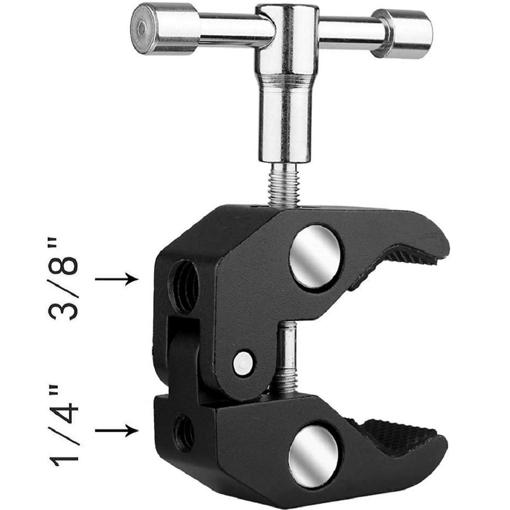 Large Arm Clip Ballhead Clamp  - Monitor Arm Clamp ulasan dan harga