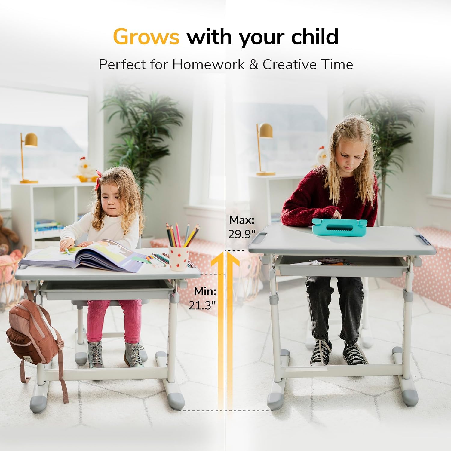 Kids Desk and Chair Set Height - Desk Setup Kids ulasan dan harga