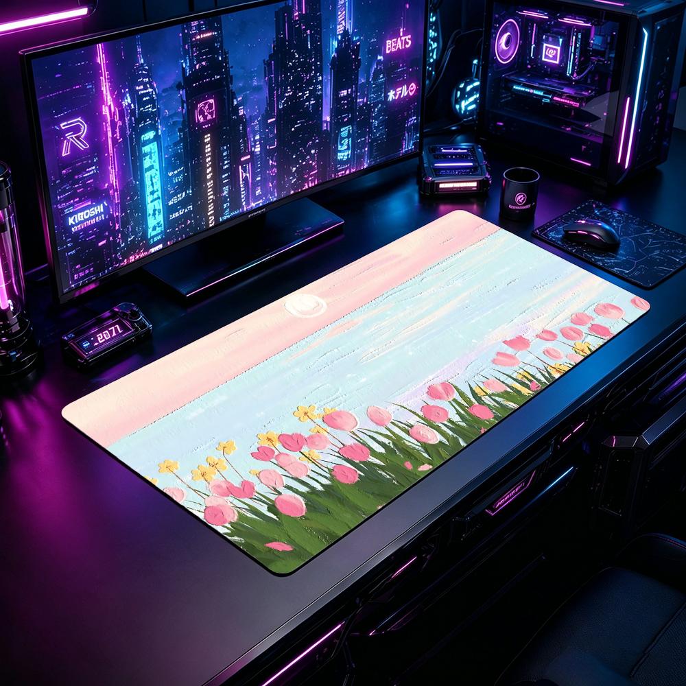 Nature TTuliped Gaming Mouse P - Desk Setup Natural ulasan dan harga