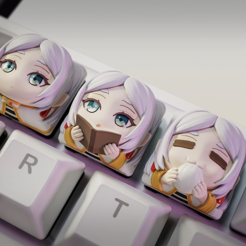Frieren Anime 3D Printed Resin - Desk Setup With Tv ulasan dan harga