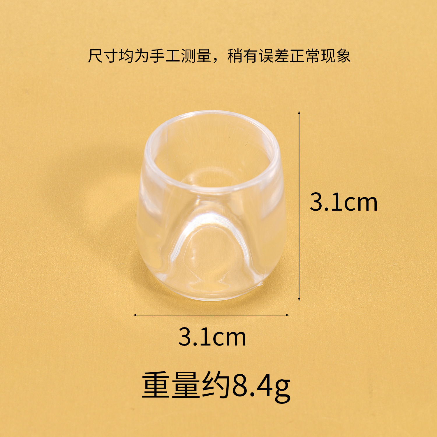 5pcs 3cm Mini Egg-Shaped Trans - Desk Setup Plant ulasan dan harga