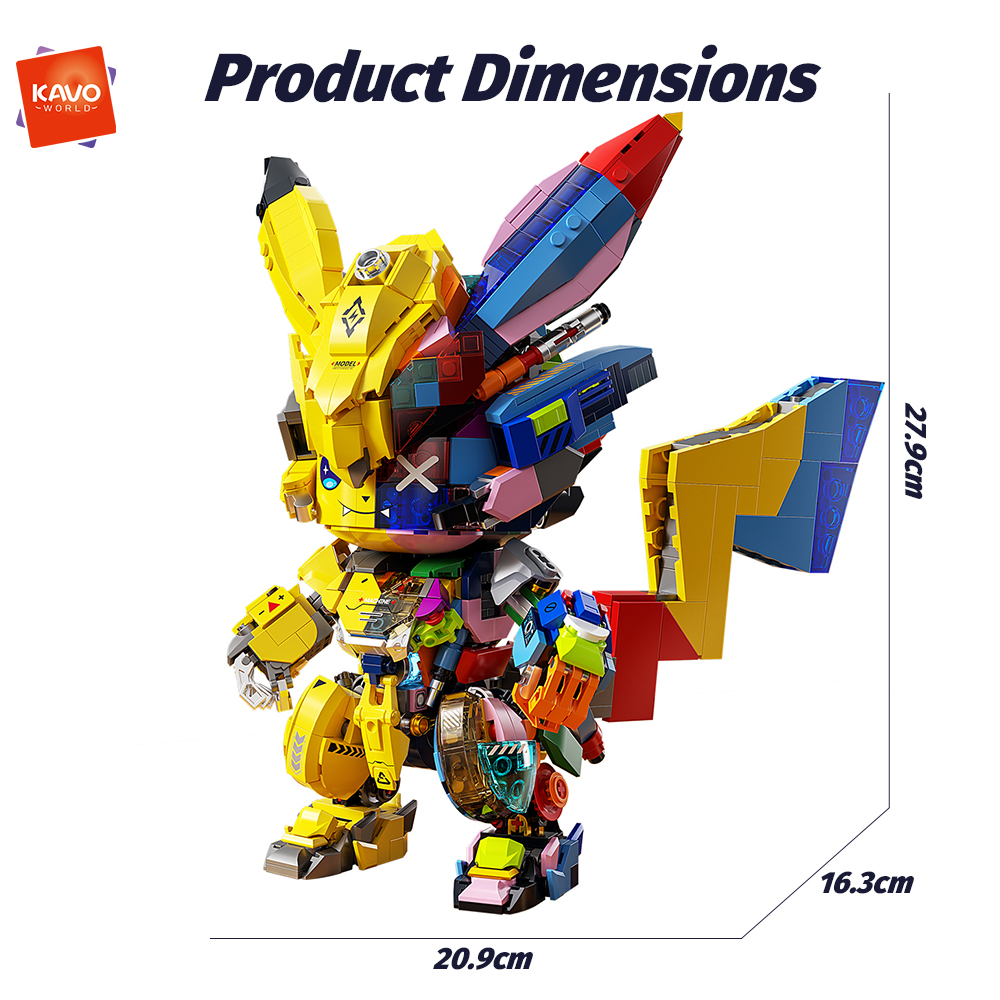 KAVOWORLD 1505 PCS DIY Mecha A - Desk Setup Diy ulasan dan harga