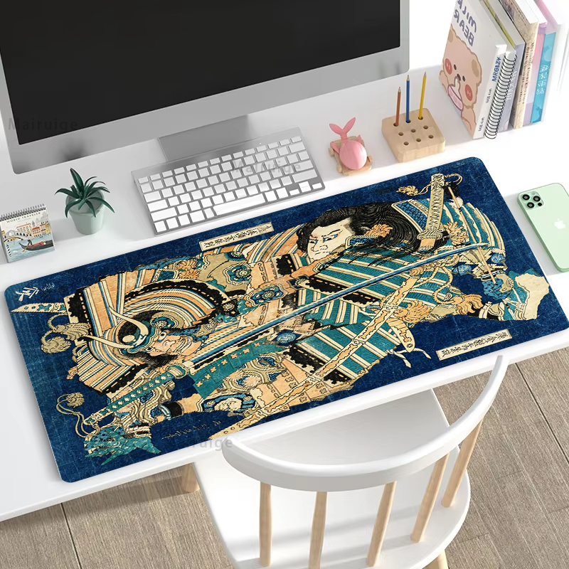 Large Mouse Pad Japanese Stree - Desk Setup Diy ulasan dan harga