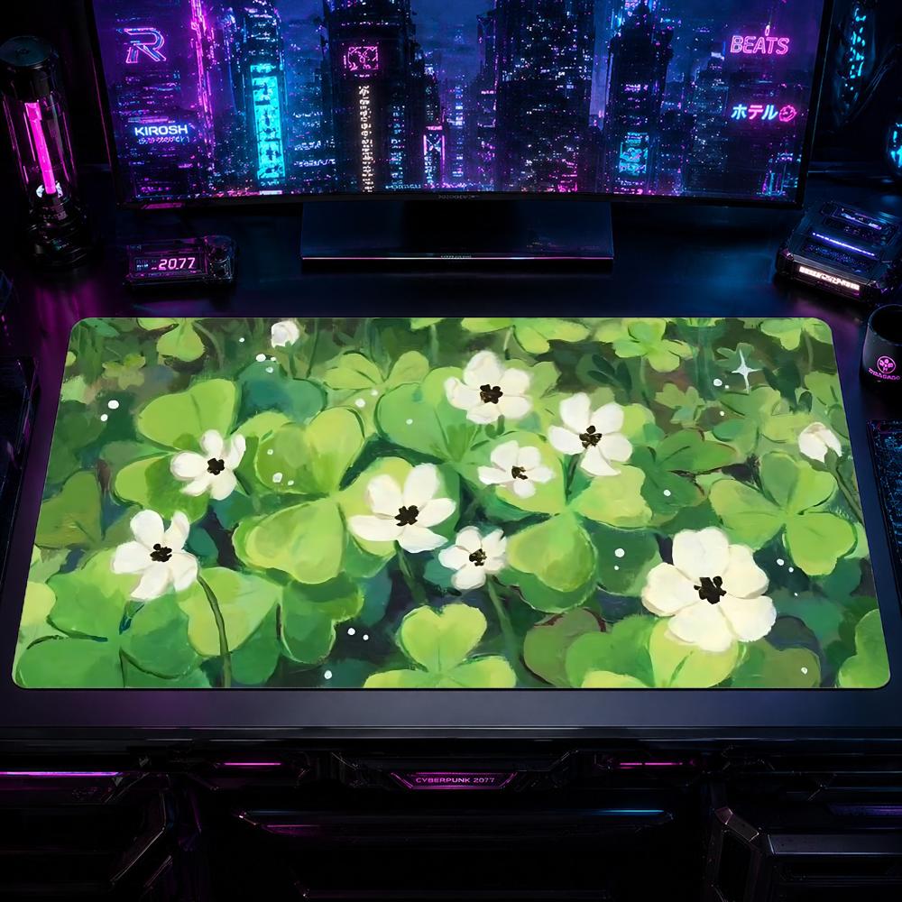 Nature GGreen plants flowersed - Desk Setup Natural ulasan dan harga