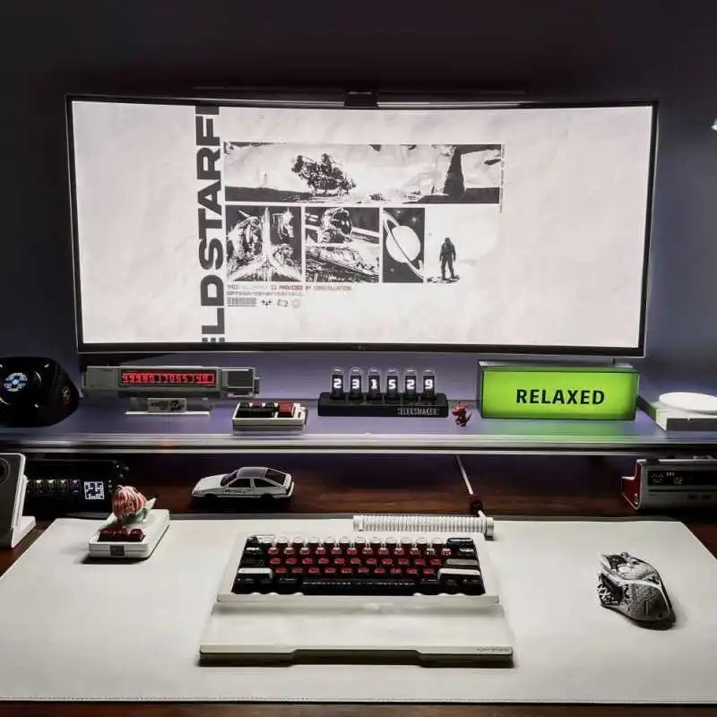 Aluminum Monitor Stand Acrylic - Desk Setup Diy ulasan dan harga