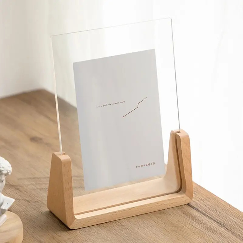 Walnut/Beech Creative Photo Fr - Desk Setup Photo ulasan dan harga