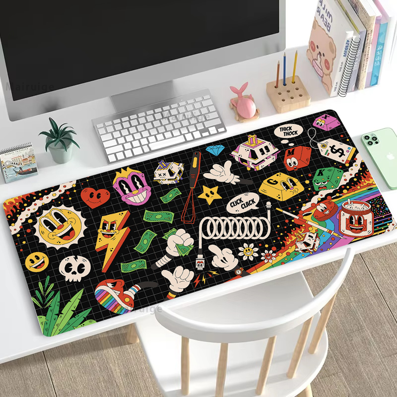 Graffiti Mausepad Office Rug D - Desk Setup Diy ulasan dan harga