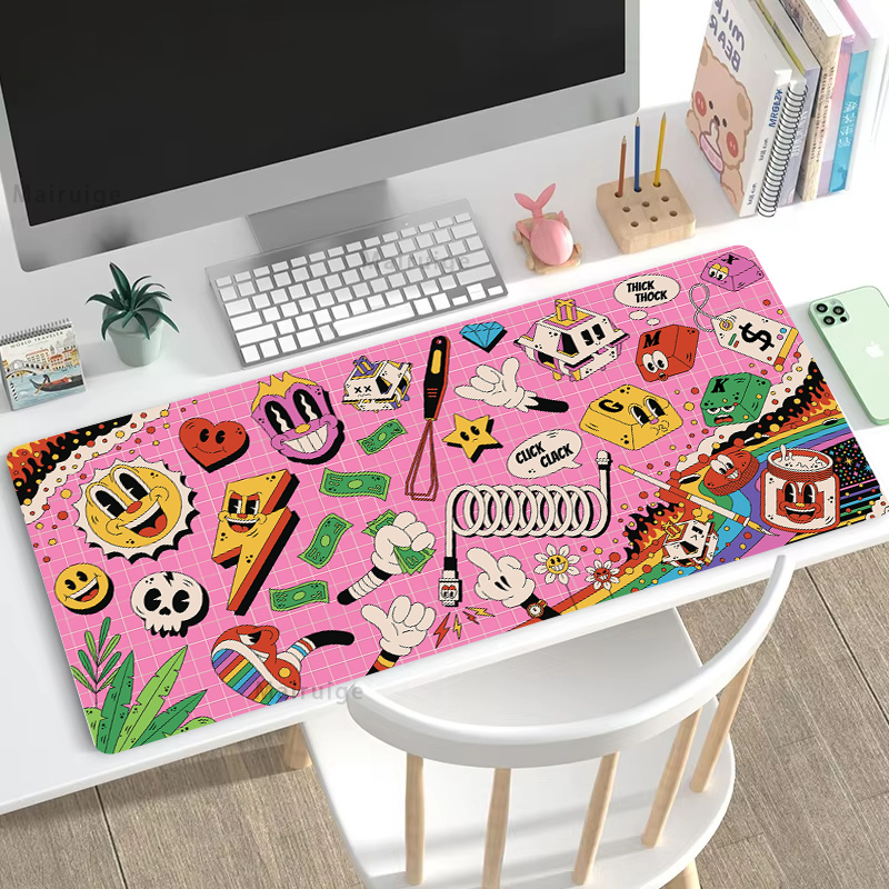 Graffiti Mausepad Office Rug D - Desk Setup Diy ulasan dan harga