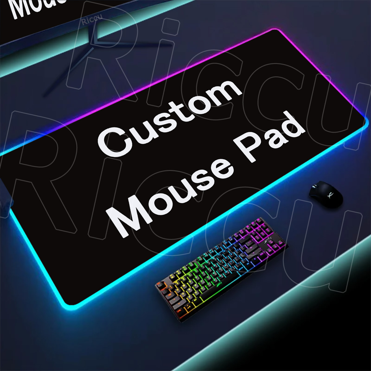 Large DIY RGB Mouse Pad Custom - Desk Setup Diy ulasan dan harga