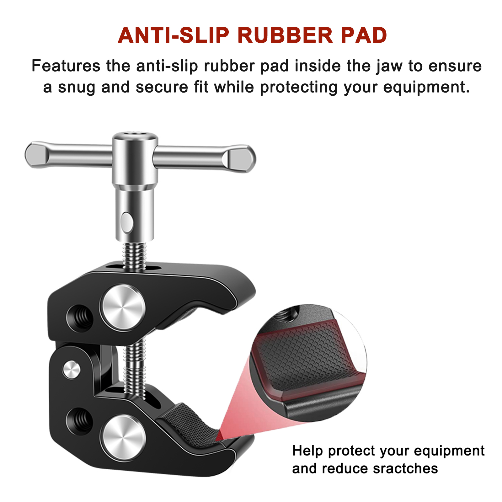 Lanxire Aluminum Crab Clip Sup - Monitor Arm Clamp ulasan dan harga