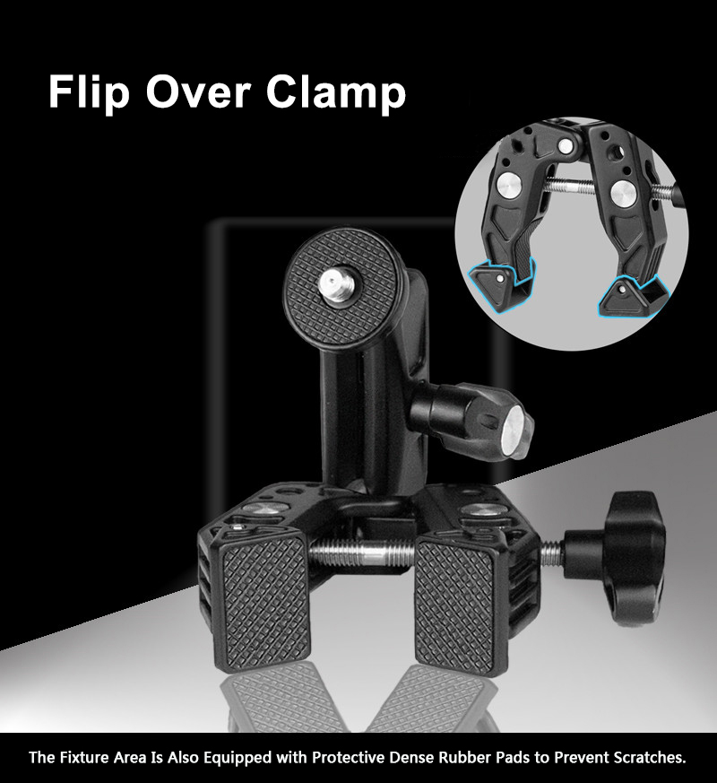 Metal Super Clamp with 360 Bal - Monitor Arm Clamp ulasan dan harga