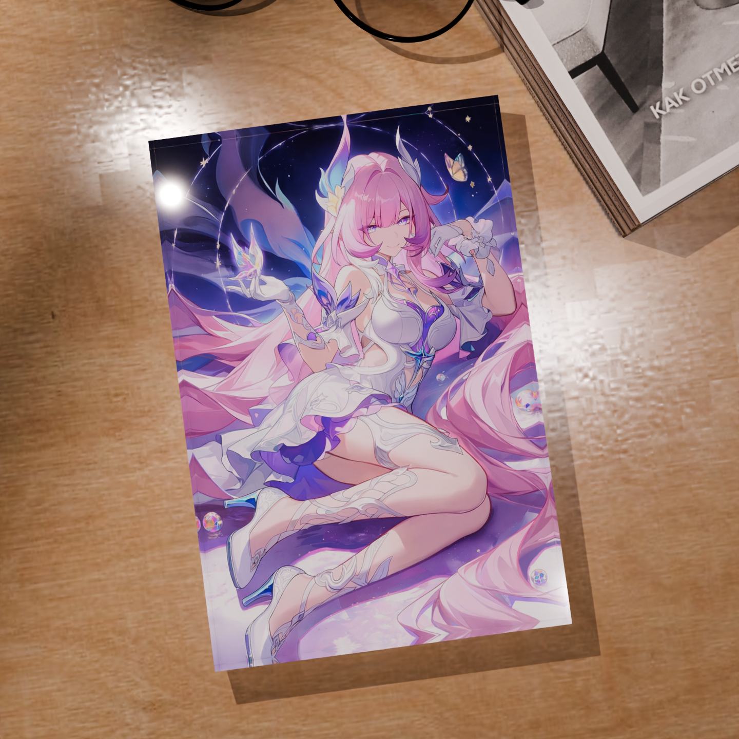 DIY 3D Holographic Cube Honkai - Desk Setup Diy ulasan dan harga