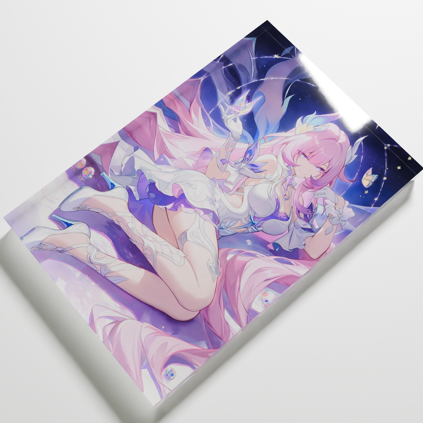 DIY 3D Holographic Cube Honkai - Desk Setup Diy ulasan dan harga